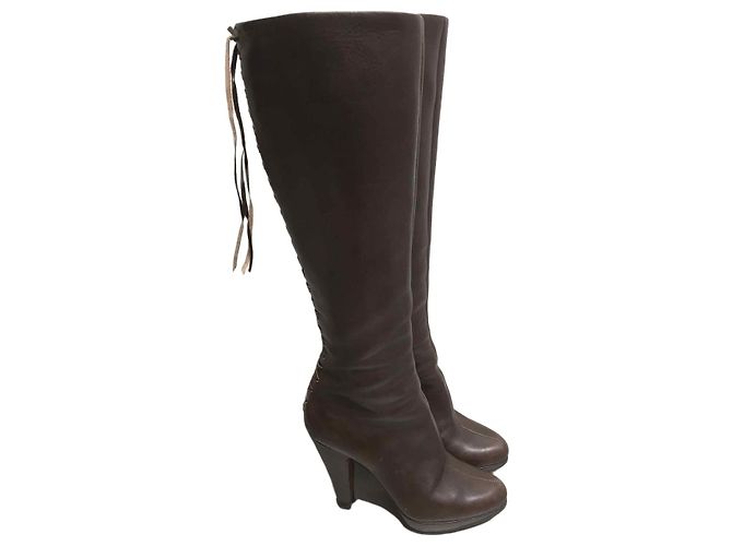 Alaïa Botas Alaia marrones T.35 Castaño