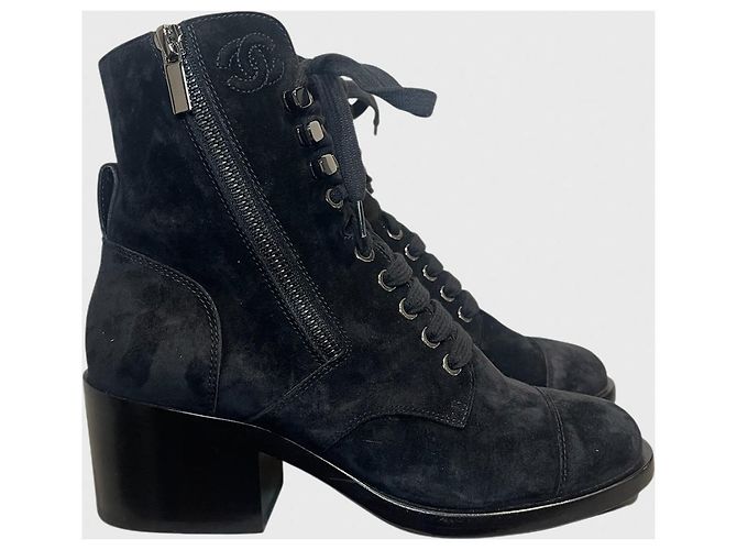 Botines Chanel negros T.37