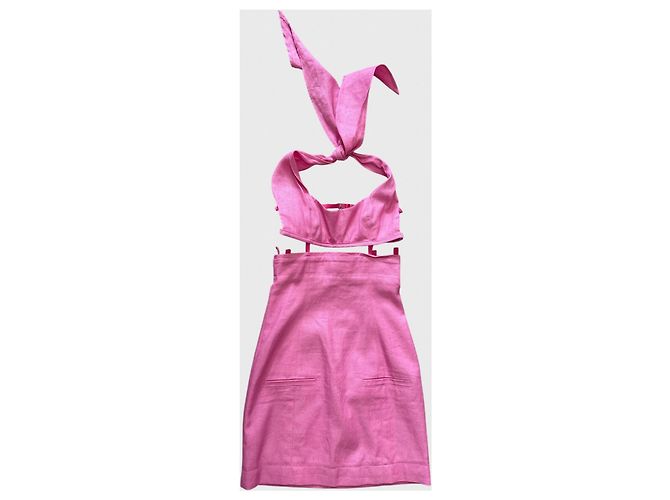 Jacquemus Kleid rosa T.32 Pink