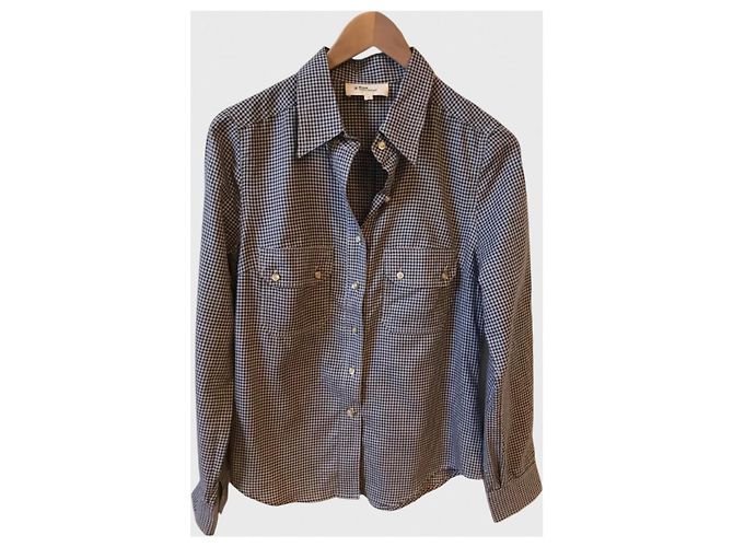Isabel Marant Etoile Camisa Isabel Marant de cuadros T.2 Negro