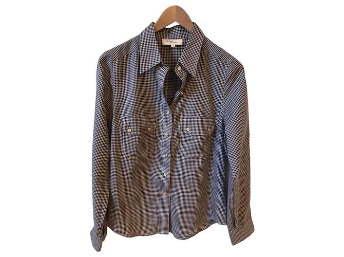 Isabel Marant Etoile Camisa Isabel Marant xadrez T.2 Preto