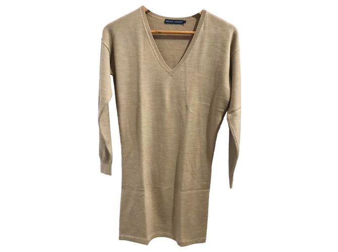 Vestido Ralph Lauren T.S Beige