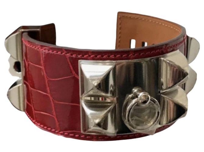 Médor Hermès Bracelet Hermes Collier de Chien Rouge
