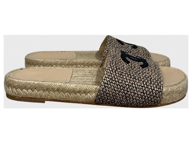Chanel Sandalen beige Gr. 36
