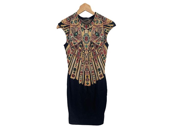 Robe Alexander Mcqueen noire T.XS Black