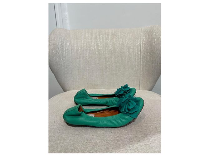 Bailarinas Lanvin verdes T.36