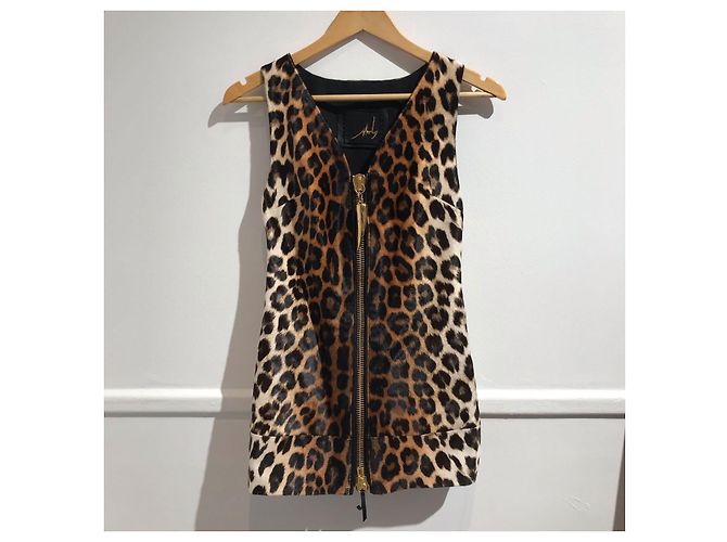 Jacke Giuseppe Zanotti leopard T.34 Beige