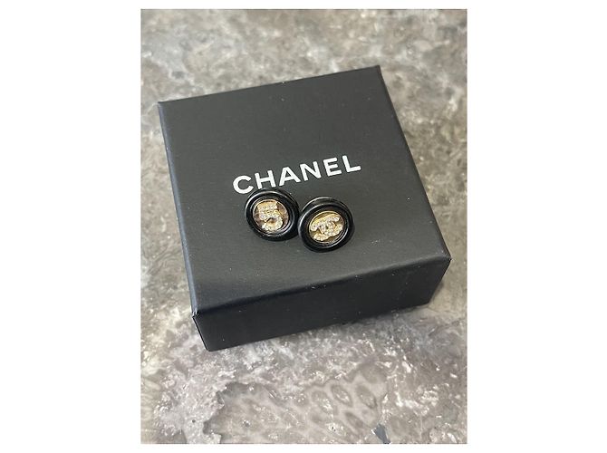 Orecchini Chanel puces D'oro