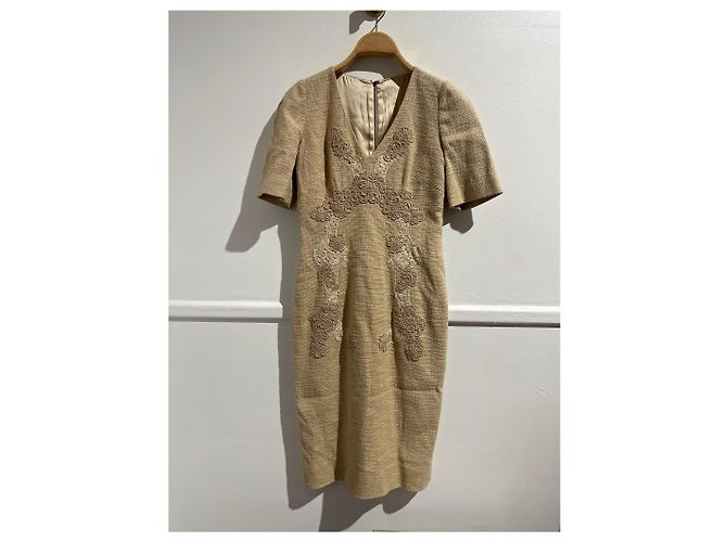 Vestido Dolce & Gabbana beige T.36