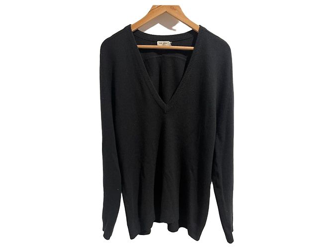 Autre Marque Pull Saint Laurent noir T.L Black