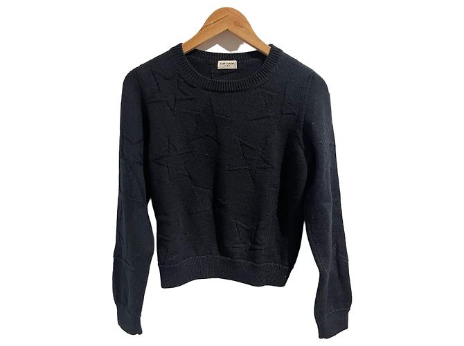 Autre Marque Saint Laurent Pullover marineblau T.L