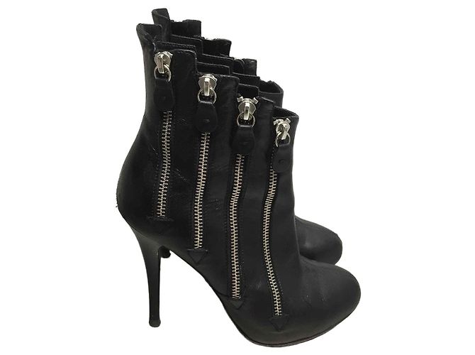 Bottines Giuseppe Zanotti T.37 Noir