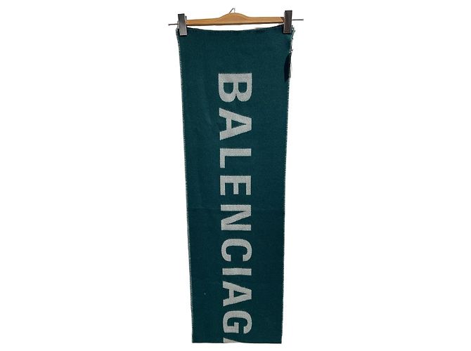 Cachecol Balenciaga verde