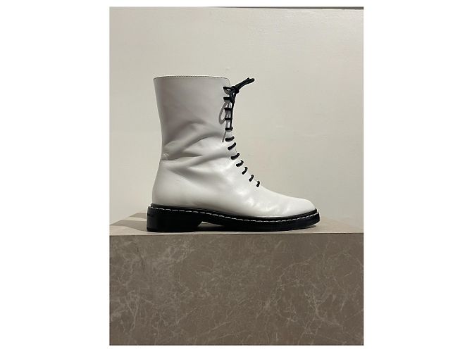 Bottines The Row blanches T.36,5 White