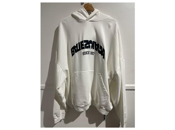 Balenciaga Sweatshirt weiß T.L