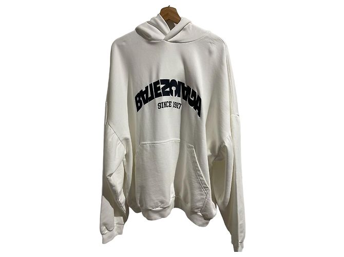 Sweat Balenciaga blanc T.L