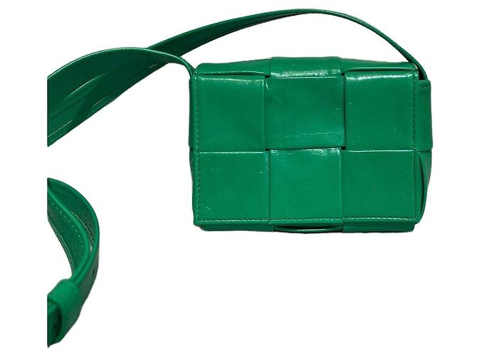 Bottega Veneta Candy Cassette Mini Tasche Grün