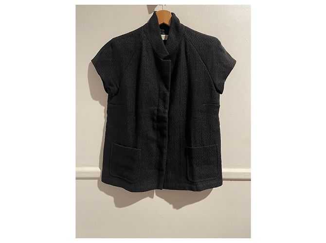 Dries Van Noten Jacke schwarz T.38