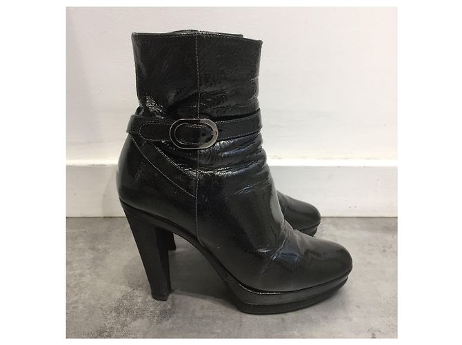 Sergio Rossi Boots grau T.36,5