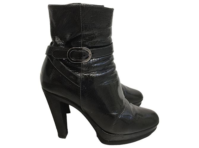 Boots Sergio Rossi grises T.36,5