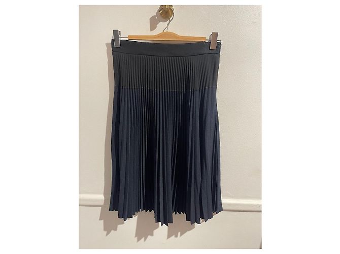 Gonna Prada blu navy T.38