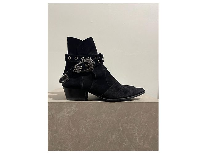 Autre Marque Botines Saint Laurent negros T.37