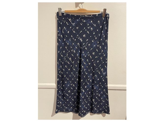 Falda Marni azul T.38