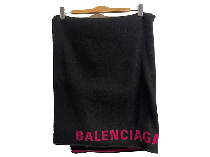 Echarpe Balenciaga noire Black