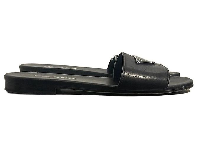 Sandales Prada noires T.37,5 Black