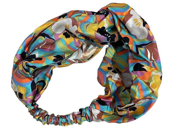Etro Turban Multicolored Patterned Cloth