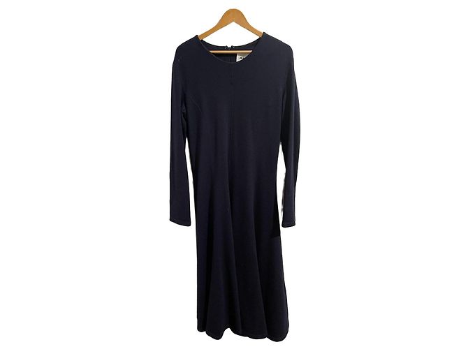 Robe Jil Sander bleu nuit T.44 Blue