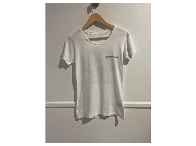 T-shirt Chrome Hearts bianca T.M Bianco