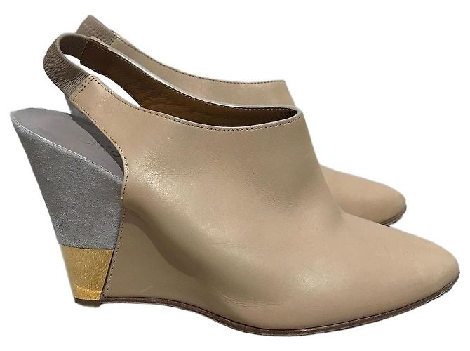 Escarpins Chloé beige T.36,5