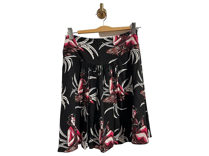 Saia Prada estampada T.38