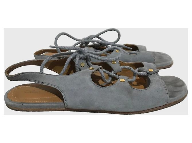 Sandali Chloé grigi T.36,5 Grigio