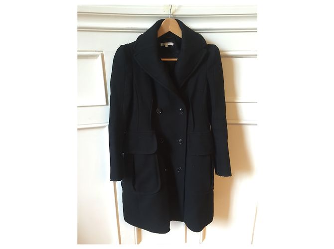 Carven Mantel Schwarz T.36