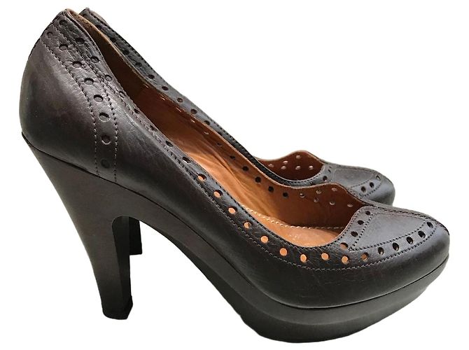 Escarpins Lanvin T.40 Marron