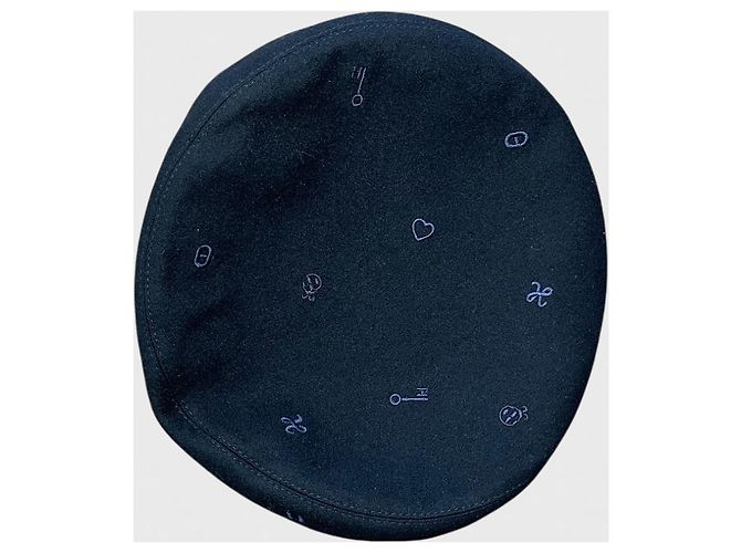 Trim Béret Hermès nero T.57