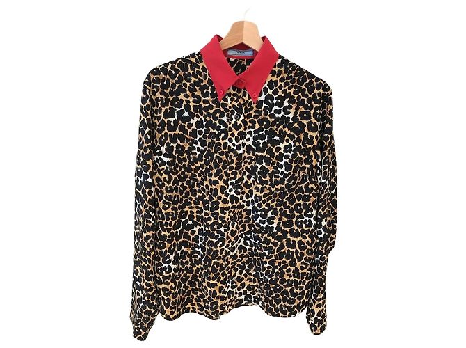 Camisa Prada leopard T.36