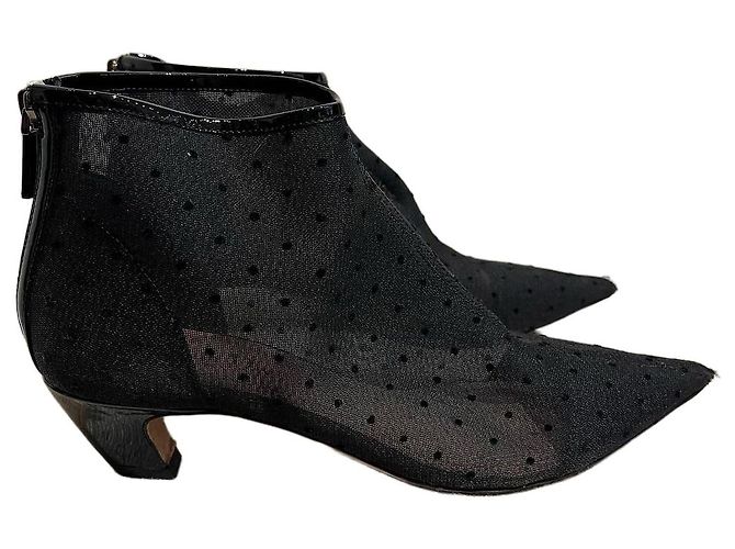 Botas Dior plumetis T.37 Negro