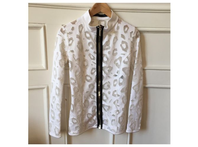 Top Anthony Vaccarello Bianco T.36