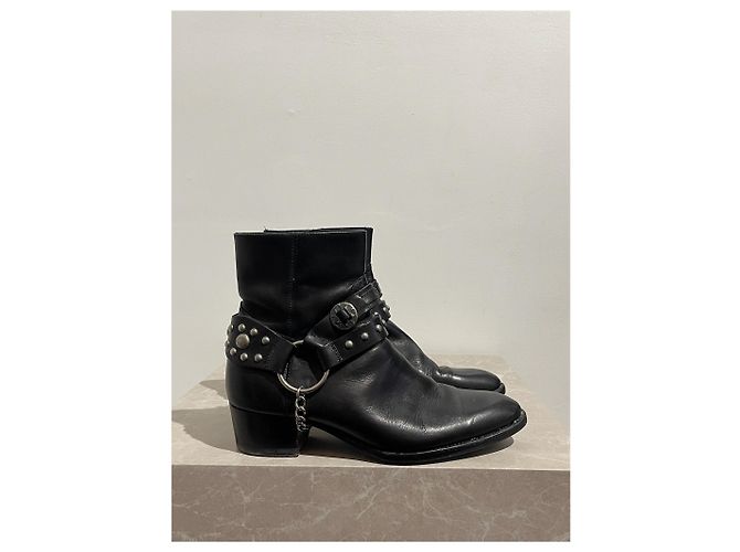 Autre Marque Botines Saint Laurent negros T.36.5
