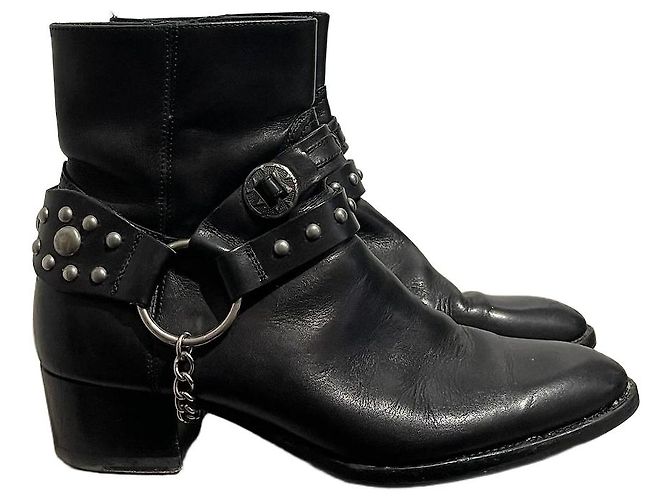 Autre Marque Saint Laurent Stiefeletten schwarz T.36.5