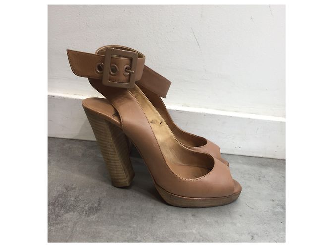 Sandalias Pierre Hardy T.38 Camello