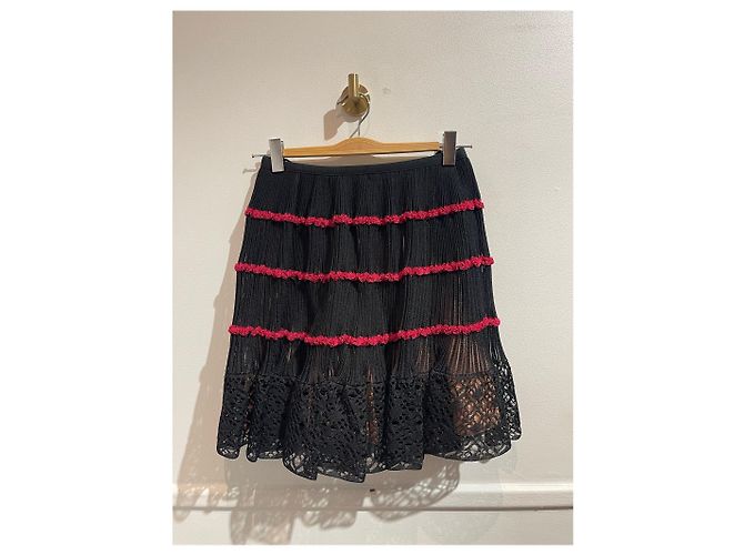 Alaïa Saia Alaia preta T.38 NOVA Preto