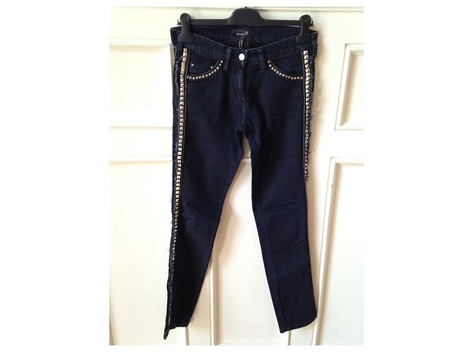 Vaqueros Isabel Marant con tachuelas T.1 Azul