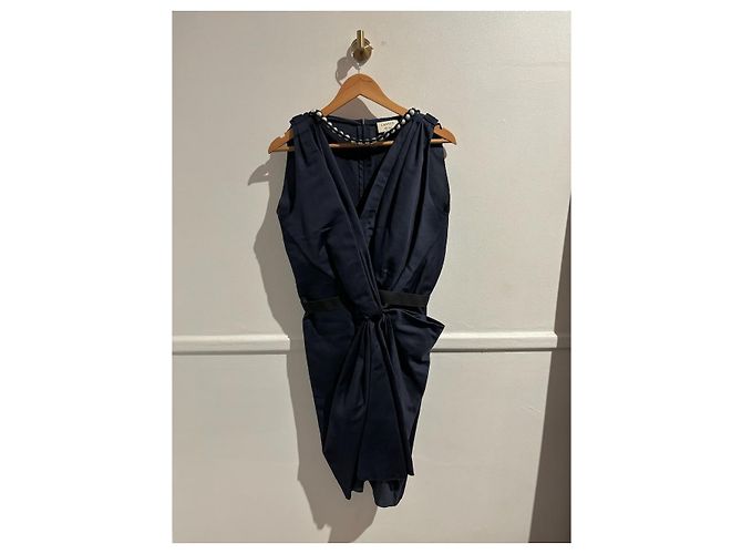 Abito Lanvin blu navy T.40
