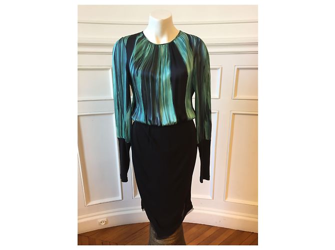 Roberto Cavalli Cavalli Class Kleid T.36 Schwarz