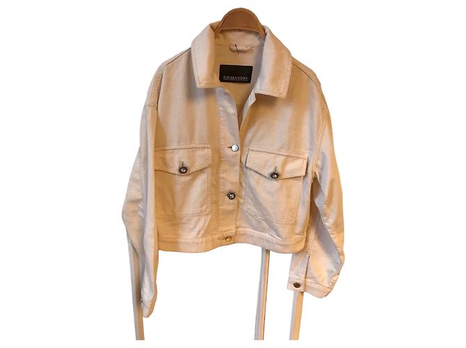 Blouson Ermanno Scervino T.36 Beige
