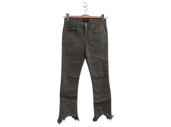 Autre Marque Vaqueros Slim Heartless Kaki de Algodón